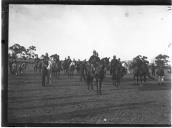 "Exercícios no hipódromo de Belém."