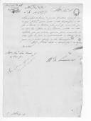 Correspondência do conde de Lumiares, secretário da Comissão do Ministério da Guerra, para o barão de Bonfim sobre o envio de documentos.