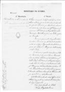 Correspondência entre Simão da Costa Pessoa e Agostinho José Freire sobre nomeações de comandantes dos distritos de Chaves, Bragança, Miranda e Vila Real, e relação dos mesmos.