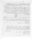 Processo sobre o requerimento do 1º sargento John Wilkins do Regimento de Lanceiros da Rainha.