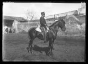 "Tenente Silveira Ramos a cavalo."