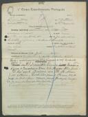 Francisco dos Santos Rita - Soldado - 12ª. Compª. Regimento de Infantaria nº. 4
