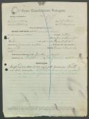 Manuel de Sousa - Soldado - 12ª. Compª. Regimento de Infantaria nº. 4