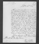 Correspondência de Francisco José Pereira para José Jorge Loureiro sobre relações da Comissão de Liquidação da Dívida dos Militares e Empregados Civis do Exército, que serviram no Exército Libertador, criada pelo decreto de 23 de Junho de 1834.