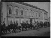 "Palácio das Necessidades: cavalaria desfilando".