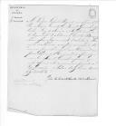 Aviso de João Carlos de Saldanha Oliveira e Daun, do Ministério da Guerra, para o tenente-general Agostinho Luís da Fonseca  sobre o requerimento de António Henriques de Almeida do Regimento de Milícias de Castelo Branco que pede para ser excluído da proposta para alferes da 1ª Companhia. 