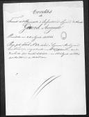 Processo da liquidação das contas do tenente Auguste Givord, que serviu no 1º Regimento de Infantaria Ligeira da Rainha.