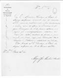 Correspondência de várias entidades para o barão da Luz sobre o envio de relações de títulos emitidos e pagos pela Comissão Mista, informações relativas aos militares estrangeiros, contabilidade, vencimentos e pessoal.