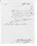 Ofício do capitão José António de Abreu, comandante interino do Batalhão de Artífices Engenheiros, para o marquês de Tancos remetendo relação de praças de pret agregadas ao Batalhão excepto cabos de esquadra, anspeçadas e soldados.