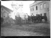 "Requisição de cavalos."