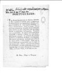 Proclamação de D. Pedro, duque de Bragança, em que pede aos portugueses que se unam à Divisão Expedicionária do Exército Libertador que, sob o seu imediato comando, parte a coadjuvá-los no desenvolvimento da fidelidade a D. Maria II.