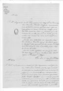 Processo sobre o requerimento do 2º sargento Charles Riegel do 1º Esquadrão do Regimento de Lanceiros da Rainha.