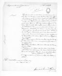 Correspondência do barão de Fornos de Agodres, comandante do Regimento de Infantaria 6,  para Francisco Infante de Lacerda sobre licenças concedidas a membros da Junta.