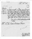 Ofício de José Monteiro Porto para o conde de Barbacena sobre a recepção de documentos.