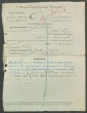 José Domingos - Soldado - 12ª. Compª. Regimento de Infantaria nº. 4