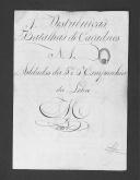 Processos sobre cédulas de crédito do pagamento das praças, da 5ª e 6ª Companhias, do Batalhão de Caçadores 1, durante Guerra Peninsular (letra M).