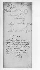 Processo sobre o requerimento de Margaret Horach, mãe de Henry Horach, desertor.