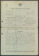 António Joaquim de Carvalho - 2ºSargento - Regimento de Infantaria nº17