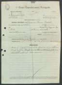 Arsénio Maria Batista - Soldado - Regimento de Infantaria nº17