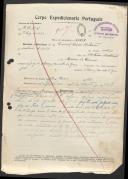 Manuel Maria António - Soldado - 2º. Esquadrão do Regimento de Cavalaria 4