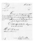 Correspondência de José Correia de Melo para o conde de Barbacena sobre as propostas para capitães das companhias de ordenanças de Monforte e Vinhais.