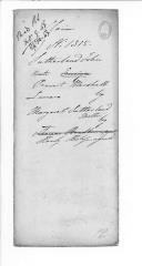 Processo do requerimento de Margareth Sutherland em nome do seu filho soldado John Sutherland, do Regimento de Lanceiros da Rainha.
