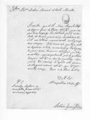 Correspondência de António Inácio Júdice para Manuel de Brito Mozinho sobre a nomeação para um emprego distinto.