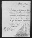 Processo sobre o requerimento de Vicente José, soldado do Regimento de Infantaria 5.