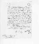 Correspondência de D. Miguel Pereira Forjaz, secretário de Estado dos Negócios da Guerra, para José Alexandre da Costa, corregedor da Comarca de Castelo Branco, sobre a exigência feita ao comissário Sebastião André Xavier de pagamento adiantado da venda de um armazém, para arrecadação dos géneros para fornecimento do Regimento de Cavalaria 11.