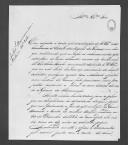 Ofícios do duque de Palmela para o duque da Terceira, ministro da Guerra, sobre o envio de documentos.