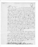 Ofício do brigadeiro José Correia de Melo, governador das Armas do Algarve, para o conde de Barbacena Francisco a remeter a participação (cópia) de António José de Vasconcelos de Sá para José Correia de Melo sobre a entrada em Ayamonte de um corpo de tropa espanhola realista comandada pelo coronel Cabanes e acompanhado de uma Companhia de Infantaria francesa.