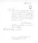 Correspondência de Francisco Nunes de Andrade e José da Rosa e Sousa para Filipe Neri Gorjão remetendo relações  dos uniformes, armas e munições necessários para o 1º Batalhão do Regimento de Infantaria de Lagos e Regimento de Caçadores da Beira Alta, que embarcaram para a ilha da Madeira.