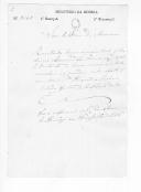 Correspondência das autoridades judiciais para o Ministério da Guerra.