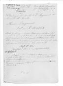 Processo sobre o requerimento do soldado Thomas Langmead do Regimento de Lanceiros da Rainha.