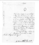 Correspondência de José António de Oliveira Leite de Barros para o infante D. Miguel sobre a remessa de decretos expedidos ao Conselho de Guerra no dia 27 de Abril de 1824.