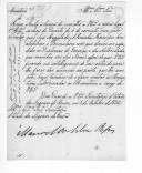 Ofício de Manuel da Silva Passos para o secretário de Estado dos Negócios da Guerra remetendo Decreto-Lei de 4 de Outubro de 1836 sobre o formulário com que devem ser expedidos os diplomas do Governo.