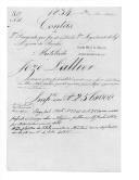 Processo de liquidação de contas de vários militares, pertencentes ao extinto 2º Regimento de Infantaria Ligeira da Rainha D. Maria II e unidos ao Depósito do castelo de São Jorge, relações e títulos de crédito emitidos pela Comissão da Liquidação das Contas dos Oficiais Estrangeiros para o ditos militares, confirmando o pagamento de vencimentos.