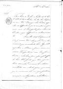 Carta do duque de Wellington, para D. Miguel Pereira Forjaz, ministro e secretário de Estado dos Negócios da Guerra, referente a uma reunião com o Domingos José Cardoso sobre transportes para o exército.