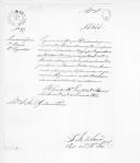 Ofícios do comandante da 2ª Divisão Militar para Adriano Maurício Guilherme Ferreri sobre o pedido de um mapa por Corpos e classes dos Batalhões Nacionais criados por decreto de 13 de Dezembro de 1840.