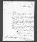 Correspondência de Pedro de Sousa Canavarro para o marquês de Saldanha sobre relações da Comissão de Liquidação da Dívida dos Militares e Empregados Civis do Exército, que serviram no Exército Libertador, criada pelo decreto de 23 de Junho de 1834.