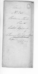 Processo de requerimento do soldado Charles Robinson do Regimento de Fuzileiros Escoceses.