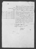 Processos sobre cédulas de crédito do pagamento das praças do Regimento de Infantaria 19, durante a  na Guerra Peninsular (letras E, J e M).