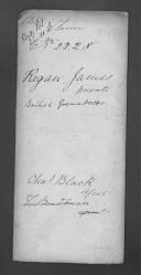 Processo sobre o requerimento do soldado James Regan, que serviu no Regimento de Granadeiros Britânicos.