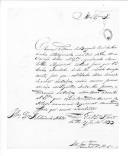 Correspondência de João José Fragoas para o intendente militar sobre uniformes e para o Quartel Mestre General sobre marmitas.