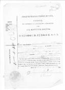 Passaportes emitidos por Joaquim Pereira Viana de Lima, consul do império do Brasil em Gibraltar, de Inácio Maria Neto, Joaquim Bernardo da Conceição e António de Morais. 