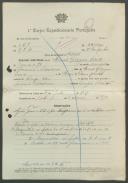 Manuel Rodrigues Valente - Soldado - 11ª. Compª. Regimento de Infantaria nº. 4