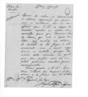 Ofício de Joaquim António de Aguiar para Agostinho José Freire sobre a prisão de Francisco Luís de Sousa.