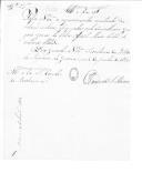 Avisos do conde de São Lourenço, do Ministério da Guerra, para o conde de Barbacena Francisco, da Repartição do chefe de Estado Maior General, remetendo relações dos requerimentos que se remeteram ao conde de Barbacena Francisco.