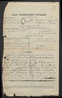 Augusto da Costa Andrade - Soldado - 3.º Esquadrão do Regimento de Cavalaria 9