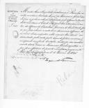 Avisos de D. Maria II, assinados pelo duque da Terceira, sobre a remessa de relações de oficiais do Batalhão Provisório de Cabo Verde que recebem abono e embarcam para Cabo Verde.